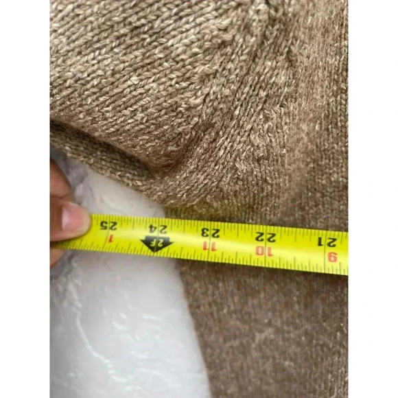 Chaps Ralph Lauren Mens Pullover Long Sleeve V Neckline Wool Sweater Brown Sz XL - Picture 9 of 12